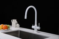 Товар: Смеситель для кухни Paulmark Salix Белый матовый арт-Sa213419-431 - фото 2 Смеситель для кухни Paulmark Salix Белый матовый арт-Sa213419-431 — фото 2, Смесители для кухни