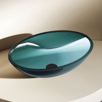 Товар: Раковина-чаша Abber Kristall 50 Бирюзовая арт-AT2802Aquamarin - фото 1 Раковина-чаша Abber Kristall 50 Бирюзовая арт-AT2802Aquamarin — фото 1, Раковины накладные