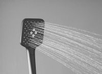 Душевая система Vincea Cube Черная матовая арт-VSFS-1C1MB — фото 4, Душевые стойки