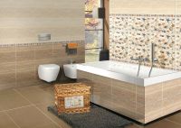 Керамическая плитка Нефрит Керамика Аликанте светло-бежевый настенная 25х50 см арт-00-00-5-10-00-11-119 — фото 3, Керамическая плитка