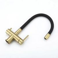 Товар: Смеситель для кухни Gappo Золотой сатин Черный арт-G4398-33 - фото 2 Смеситель для кухни Gappo Золотой сатин Черный арт-G4398-33 — фото 2, Смесители для кухни