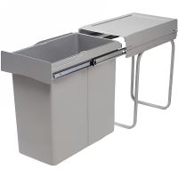 Система сортировки мусора Alveus Albio 25 40 L Серая арт-211958 — фото 1, Системы сортировки мусора