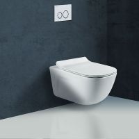 Унитаз Vincea Idea Rimless подвесной с сиденьем Микролифт арт-VT1-33 — фото 5, Подвесные унитазы