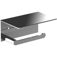 Держатель туалетной бумаги Nofer Verona с полкой Хром арт-16876.B — фото 1, Держатели туалетной бумаги