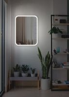 Зеркало Silver Mirrors Стив 69 с подсветкой с сенсорным выключателем и диммером арт-ФР-00001480 — фото 6, Зеркала в ванную комнату