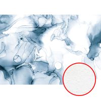 Фреска Ortograf Fluid art 21129 Фактура бархат FX Флизелин (3,9*2,7) Синий/Белый, Абстракция арт-21129 (бархат FX) — фото 1, Фрески
