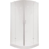 Душевой уголок Niagara Nova 100х100 NG-6616-08 профиль Хром стекло прозрачное арт-66160811 — фото 1, Душевые уголки четверть круга