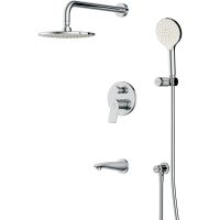 Товар: Душевая система AM.PM X-Joy Хром арт-FB85A3RH10 - фото 1 Душевая система AM.PM X-Joy Хром арт-FB85A3RH10 — фото 1, Встраиваемые душевые комплекты