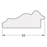 Зеркало Evoform Octagon 61х61 в багетной раме - Римское золото 88 мм арт-BY 7340 — фото 4, Зеркала в ванную комнату