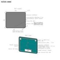 Зеркало Bond Loft 100x80 с подсветкой Черное глянцевое с бесконтактным выключателем арт-M35ZE-10080 — фото 13, Зеркала в ванную комнату