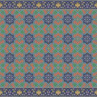 Фреска Ortograf Arabesque 33438 Фактура флок FLK Флизелин (2*2) Разноцветный, Орнамент арт-33438 (флок FLK) — фото 2, Фрески