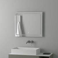 Зеркало Evoform Ledline 60x70 с подсветкой 22 W - сенсорный выключатель арт-BY 2434 — фото 3, Зеркала в ванную комнату