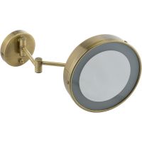 Косметическое зеркало Migliore Complementi с подсветкой с увеличением Бронза арт-21977 — фото 1, Косметические зеркала