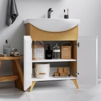 Тумба под раковину Aqwella Basic 65 Дуб золотой арт-BAS0106DZ — фото 2, Тумбы под раковину