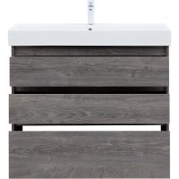 Товар: Тумба под раковину Aquanet Nova Lite 100 Дуб рошелье арт-302479 - фото 3 Тумба под раковину Aquanet Nova Lite 100 Дуб рошелье арт-302479 — фото 3, Тумбы под раковину