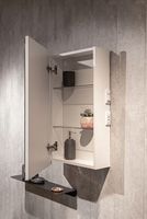 Зеркальный шкаф Silver Mirrors Hamburg White 46 с подсветкой Белый с механическим выключателем арт-LED-00002670 — фото 5, Зеркальные шкафы в ванную