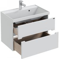 Тумба под раковину СанТа Лондон 70 подвесная Белая арт-224003л — фото 2, Тумбы под раковину