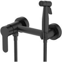 Гигиенический душ со смесителем Frap H801-6 Черный матовый арт-F20801-6 — фото 1, Гигиенические души