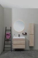 Тумба под раковину Aquanet Нота New 75 подвесная Дуб светлый арт-334198 — фото 13, Тумбы под раковину