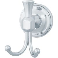 Двойной крючок Migliore Fortuna Хром арт-27709 — фото 1, Крючки для полотенец