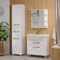 Товар: Шкаф пенал Volna Onda 40 Белый арт-pnONDA40-01 - фото 7 Шкаф пенал Volna Onda 40 Белый арт-pnONDA40-01 — фото 7, Пеналы для ванной комнаты