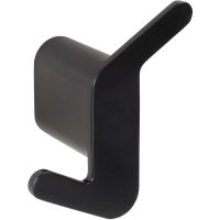 Двойной крючок Bemeta Organic Black Черный матовый арт-167106200 — фото 1, Крючки для полотенец