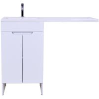 Тумба с раковиной Orange Kandy 110 L Белый глянец арт-OPKD-110TUW+RAL — фото 1, Тумбы с раковиной