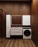 Товар: Подвесной шкаф Style Line Бергамо мини 60 Люкс Plus Белый антискрейч арт-СС-00002357 - фото 2 Подвесной шкаф Style Line Бергамо мини 60 Люкс Plus Белый антискрейч арт-СС-00002357 — фото 2, Шкафы для ванной