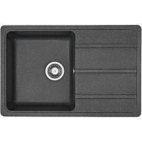 Кухонная мойка Aquaton Аманда 78 Графит арт-1A712832AD210 — фото 1, Кухонные мойки