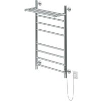 Электрический полотенцесушитель Ника Way-2 80/40 с полкой Хром арт-WAY-2 80/40 с/п прав — фото 1, Электрические полотенцесушители