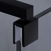 Душевая перегородка AM.PM Func 110 профиль Черный стекло прозрачное арт-W84WI-110-F1-BTE — фото 3, Душевые перегородки