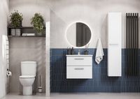 Тумба под раковину Roca Victoria 60 подвесная Белый глянец арт-A857468806 — фото 14, Тумбы под раковину