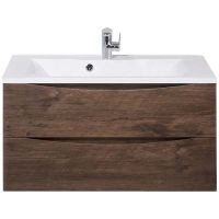 Тумба под раковину BelBagno Marino 90 подвесная Rovere Moro арт-MARINO-900-2C-SO-RW-P — фото 1, Тумбы под раковину