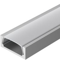 Профиль алюминиевый Arlight накладной для контурной подсветки Серебристый арт-012088 — фото 1, Профили для светодиодных лент