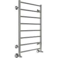 Водяной полотенцесушитель Terminus Аврора П8 500x800 Хром, нижнее подключение, G 1/2" ВР арт-4670078529947 — фото 1, Водяные полотенцесушители