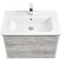 Тумба под раковину Roca Ronda 70 подвесная Бетон Белый матовый арт-ZRU9303003 — фото 3, Тумбы под раковину