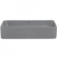 Раковина-чаша Abber Rechteck 51 Серая матовая арт-AC2207MG — фото 3, Раковины накладные