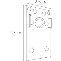 Коннектор-заглушка Artelamp Linea-accessories Черный арт-A482106 — фото 2, Комплектующие для освещения