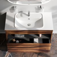 Тумба под раковину AM.PM Func 100 подвесная Дуб крафт арт-M8FFUX1001OF — фото 7, Тумбы под раковину