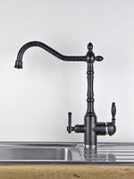 Смеситель для кухни Viko Черный мрамор арт-V-5324 — фото 3, Смесители для кухни