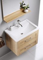 Тумба под раковину Aqwella Фостер 70 подвесная Дуб сонома арт-FOS01072DS — фото 3, Тумбы под раковину