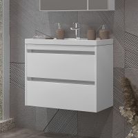 Тумба под раковину Opadiris Фреш 70 подвесная Белая глянцевая арт-00-00003577 — фото 2, Тумбы под раковину