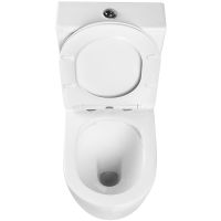 Унитаз компакт Vincea Evo без бачка с сиденьем Микролифт арт-VT2B-34 — фото 5, Напольные унитазы