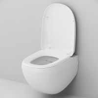 Унитаз AM.PM Sensation FlashClean подвесной с гигиеническим душем и ершиком с сиденьем Микролифт арт-CK30H0904W — фото 7, Подвесные унитазы