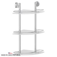 Товар: Угловая полка FBS Luxia 073 Хром арт-LUX 073 - фото 1 Угловая полка FBS Luxia 073 Хром арт-LUX 073 — фото 1, Полки для ванной и душа