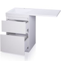 Тумба под раковину Style Line Даллас Люкс Plus 120 Белая арт-СС-00002338 — фото 2, Тумбы под раковину