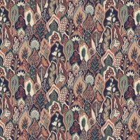 Обои LOYMINA British Style Forest Винил на флизелине (1*10,05) Зеленый/Розовый/Коричневый, Листья/Цветы арт-BRIT4 022 — фото 1, Обои для стен