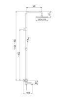 Душевая система Gappo G91 с термостатом Хром арт-G2491 — фото 15, Душевые стойки