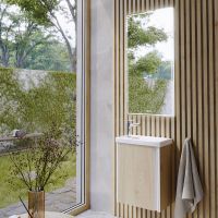 Тумба под раковину Aqwella Urban 45 подвесная Дуб Давос арт-URB0145DD — фото 2, Тумбы под раковину