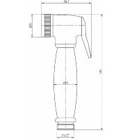 Гигиенический душ Aquanet FT01001.00 Хром арт-246849 — фото 2, Гигиенические души